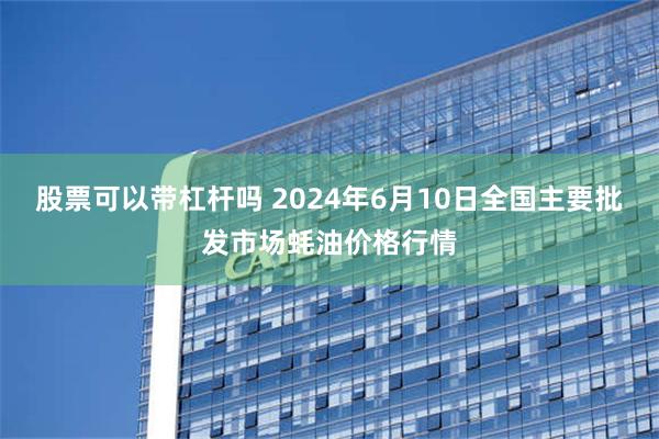 股票可以带杠杆吗 2024年6月10日全国主要批发市场蚝油价格行情