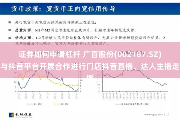 证券如何申请杠杆 广百股份(002187.SZ)：与抖音平台开展合作进行门店抖音直播、达人主播走播