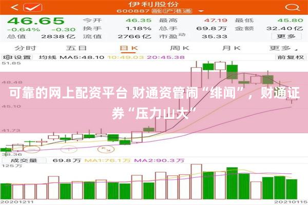 可靠的网上配资平台 财通资管闹“绯闻”，财通证券“压力山大”