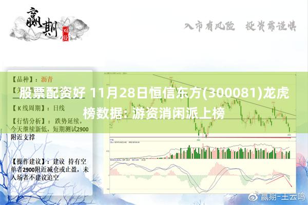 股票配资好 11月28日恒信东方(300081)龙虎榜数据: 游资消闲派上榜