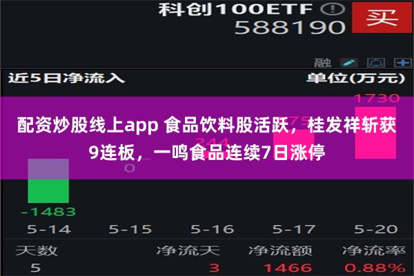 配资炒股线上app 食品饮料股活跃，桂发祥斩获9连板，一鸣食品连续7日涨停